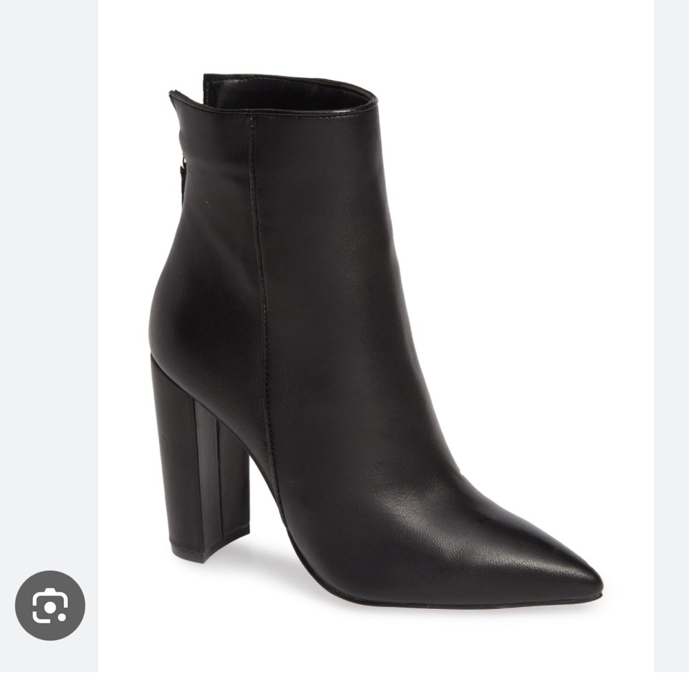 Steve Madden Trista Black Leather Footwear